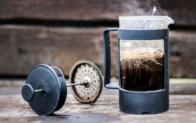 Cold brew koffie maken met een french press