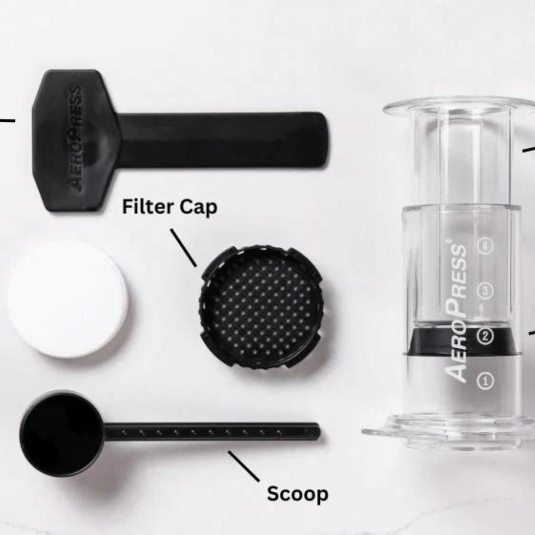Aeropress® Clear Coffee maker (kopie) - Zwarte Roes