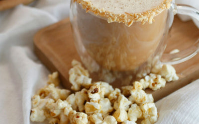 How do you make popcorn latte? 