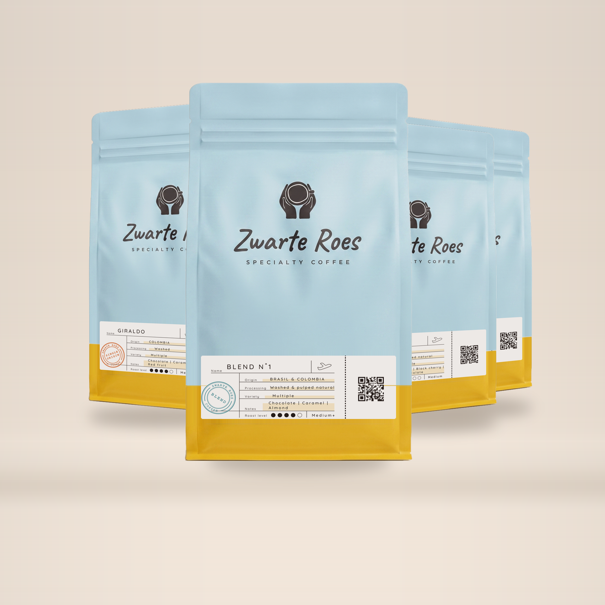 Proefpakket (4 x 250 g) - ACTIE! (French press maling)