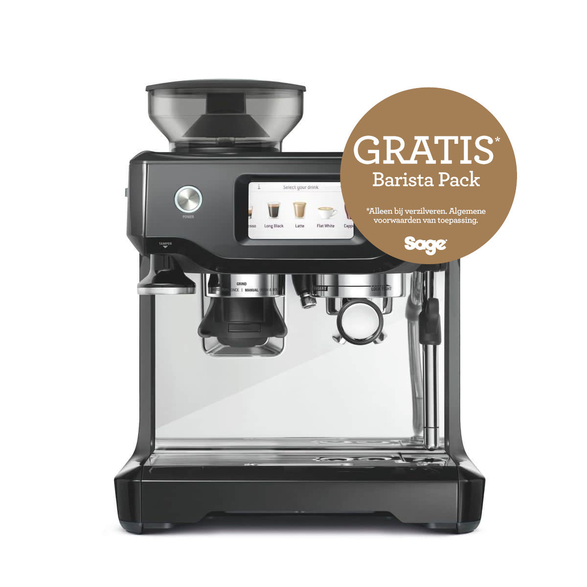 SAGE The Barista Touch™ - Zwarte Roes