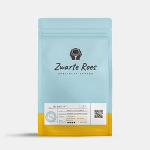 Zwarte Roes Blend No1 espressobonen 250 gram vooraanzicht