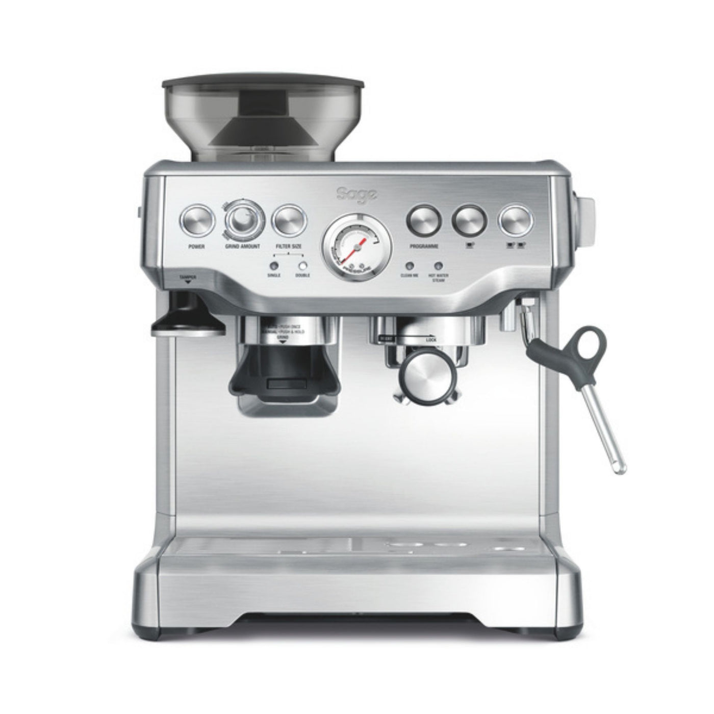 sage the barista express stainless steel